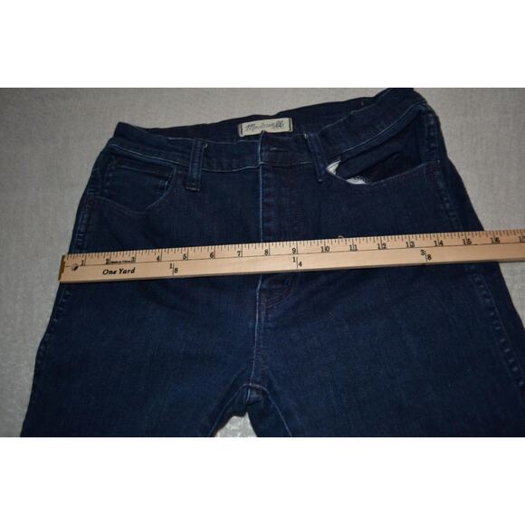 40255 Madewell Jeans 10 Inch High Riser Skinny Blue Size 28 X 27 Womens - Picture 9 of 13